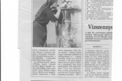 Kápolna szentelése 98.05.31